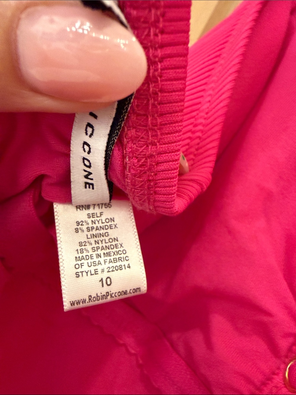 NWOT Robin Piccone Amy Ribbed One Piece - Picture 6 of 7